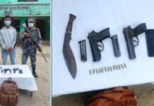 सशस्त्र प्रहरीद्वारा दुई पेस्तोल गोली म्याग्जिन सहित आचार्य पक्राउ :-