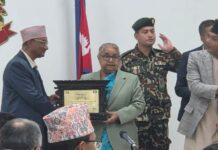 बिरगंज नेशनल मेडिकल कलेज प्रधानमन्त्री कार्कीद्वारा सम्मानित:-