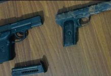 दुईवटा पेस्तोल र एउटा म्यागजिनसहित प्रहरीद्वारा तीन जना पक्राउ:-