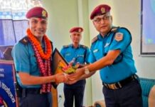 प्रहरी निरीक्षक भरत केसी बने २०८३,राैतहट जिल्लाको उत्कृष्ट प्रहरी :-