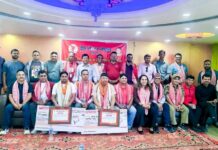 कृष्ण सेन‘इच्छुक’स्मृति पत्रकारिता पुरस्कारबाट निरज-बलिराम सम्मानित:-