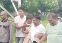 ८० मिटर अग्लो टावरमा चढेका युवकलाई सुरक्षाकर्मीद्वारा सकुशल उद्धार