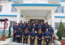 प्रहरी उपरीक्षकद्वारा दर्ज्यानी चिन्ह सु–शोभन कार्यक्रम सम्पन्न:-